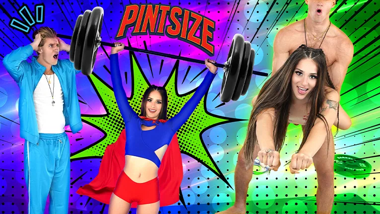 “My Super Panties Are SOAKED!” Big Cock for a Tiny Hero - Exxxtra Small - 400611